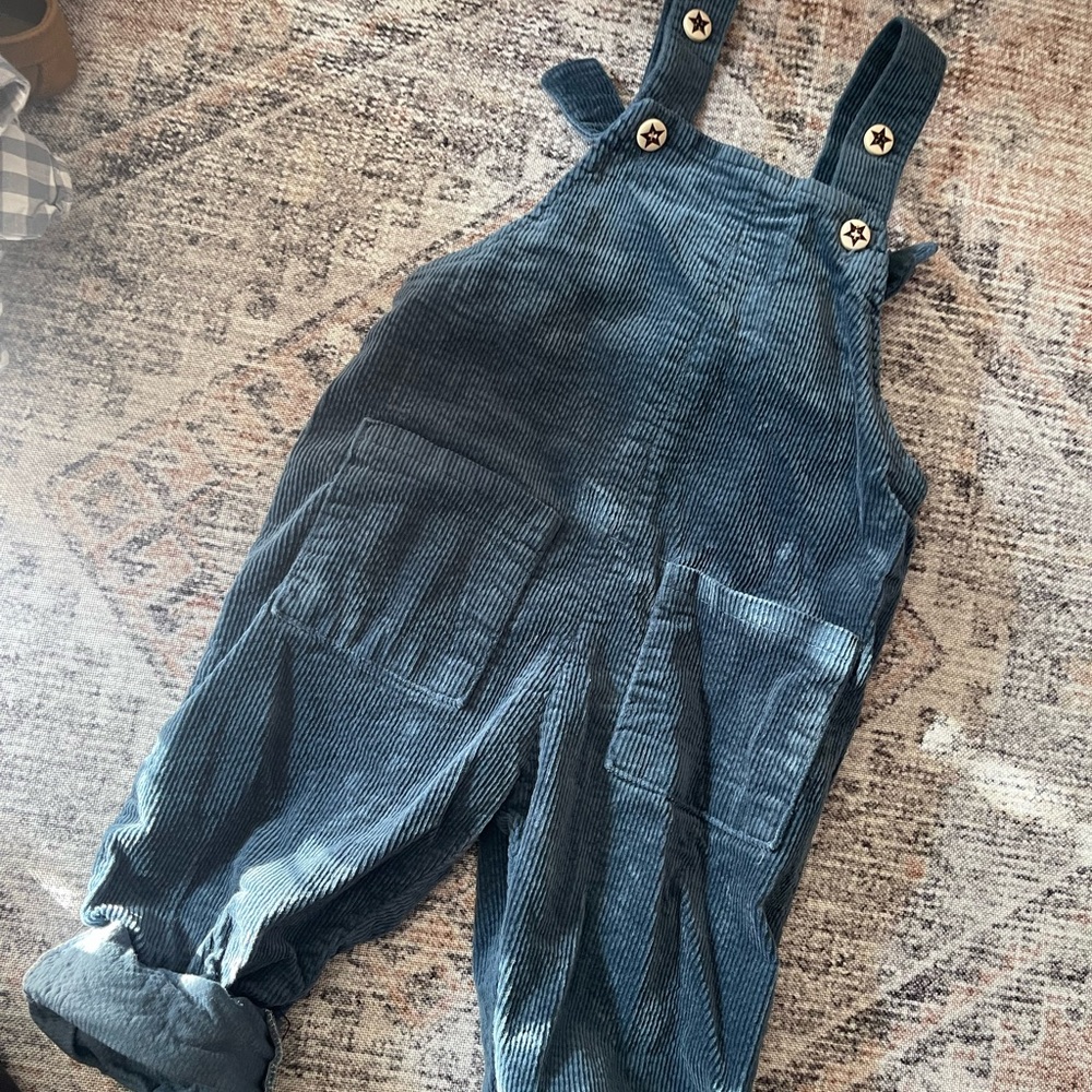 Corduroy overalls 12-18m blue